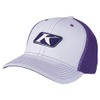 KLIM Icon Snap Hat White - Deep Purple