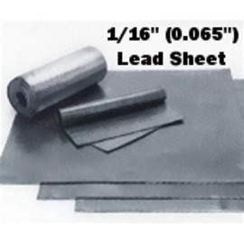 RotoMetals DrillSpot 1/16" x 12" x 12" ASTM B749-97 / QQL-201 Grade B Lead Sheet