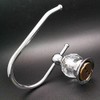 Kabter Crystal Series Brass Toilet Paper Roll Holder, Polished Chrome