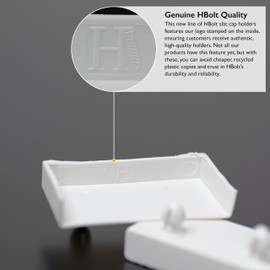 H-BOLT Bed Slatted Holder - Complete Bed Set Available (60-64mm Complete Bed Set White, 28 Side Rails + 14 Centre Rail Holders)