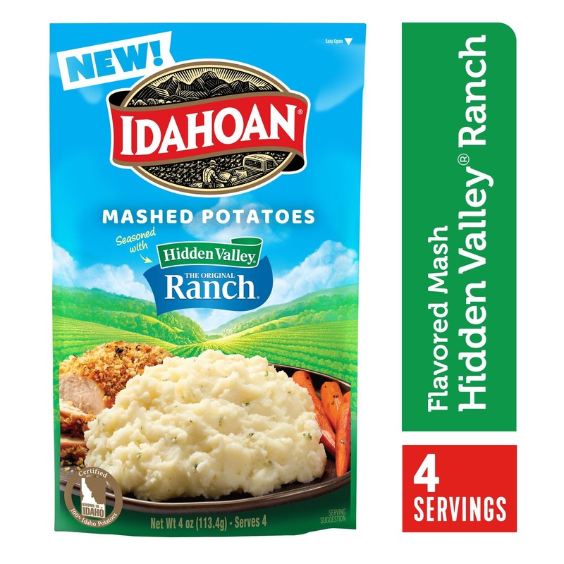 Idahoan® Mashed Potatoes seasoned with Hidden Valley® Original Ranch®, 4