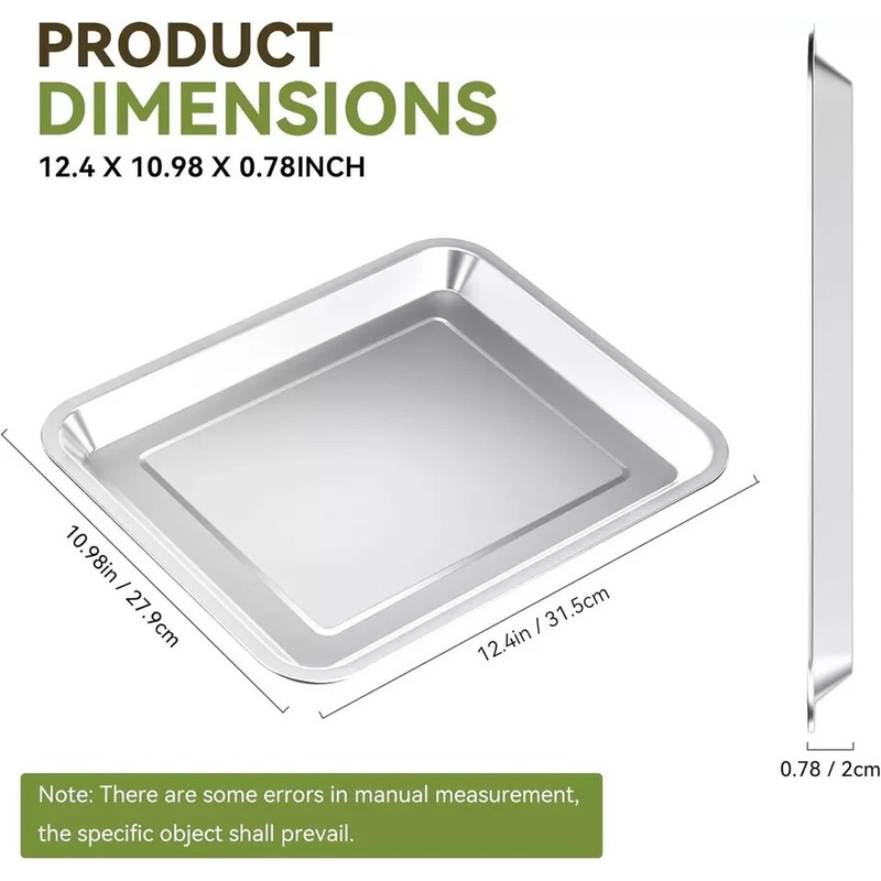 COWHERDING Stainless Steel Baking Tray Pan Compatible With Cuisinart Toaster