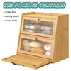 viewcare Large Bread Box for Kitchen Counter With Cutting Board,