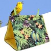 Topyond Pet Bird Nest Hammock,Triangle Shade Parrot Hut Tent,Hanging Bird