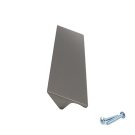 M4TEC Finger Pull Handles Metal Modern Kitchen Door Handles Cabinet Pull Handles Drawer Pull Handles Bedroom Bathroom Furniture Handles Series VD8: 64mm BA 10 Pack Brushed Stainless Steel