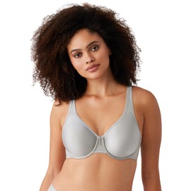 Wacoal Women's Basic Beauty Unlined Full Figure Underwire Bra, Grey, 44DD