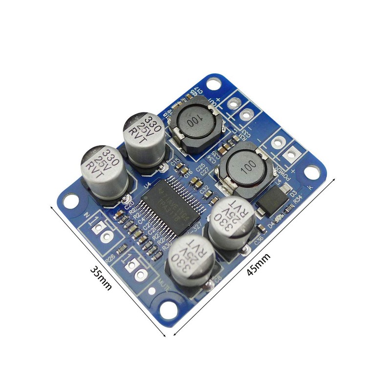 KKHMF TPA3118 PBTLモノラルデジタルアンプボードモジュール1x60WパワーアンプDC 8-24V