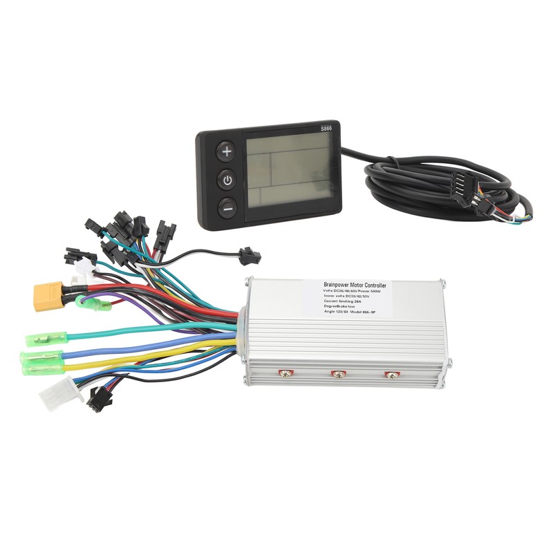 Electric Bike Controller Set 36V 48V 60V 500W 28A Brushless
