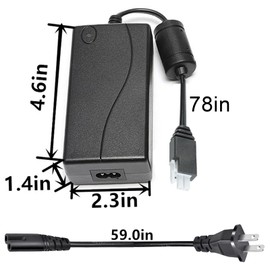 Adjustable Bed Base Power Supply Replacement Power Cord Kit,Compatible with Tempurpedic Ergo/Extend/Ease Adj.Bases,Beautyrest, Motion Perfect 2.0, Motion Essentials 2.0, SmartMotion1.0, 2.0, or 3.0