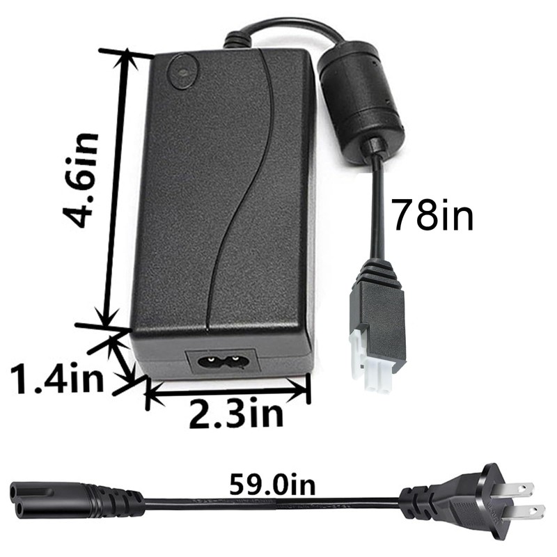 Adjustable Bed Base Power Supply Replacement Power Cord Kit,Compatible with