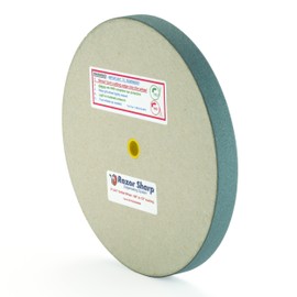 Woodcraft Razor Sharp Edgemaking 8in Silicon Carbide Coarse Grit Wheel, 8x.75x.0.625, Compatible with 5/8" & 1/2" Arbor Bench Grinders
