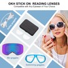 OKH Stick on Readers Clear Magnifying Bifocal Lens for Any