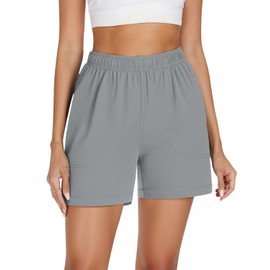 onlypuff Women's Lightweight Hiking Cargo Shorts Athletic Shorts for Camping Quick Dry Golf with Zipper Pockets