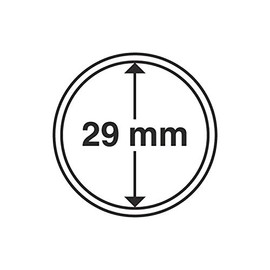 Leuchtturm CAPS29 10 Münzkapseln 29 mm