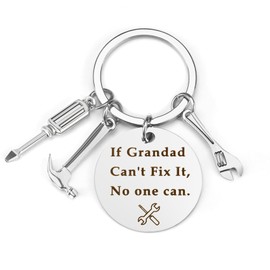 Kzikbxh Grandad Gifts,Stocking Fillers,Grandad Birthday Gifts,Grandad Present,Gifts for Grandad,Grandad Keyring,Grandad Gifts from Granddaughter,Funny Gifts for Grandad,Grandad Fathers Day Gift