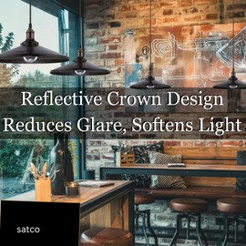 Satco LED A19 Lamp 12W 100W Equivalent 2700K Warm White 90+ CRI Gold Crown Medium Base 120V Dimmable – Part S12540 (6 Pack)