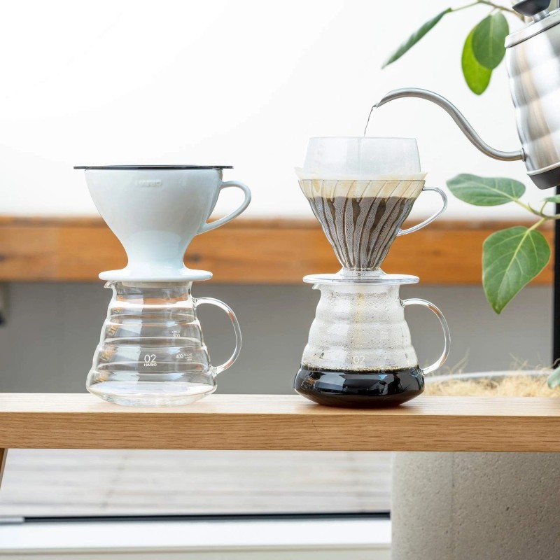 Hario V60 Coffee Maker Drip Assist Set With Paper Filters