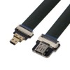 chenyang CYFPV Cable plano de extensión micro HDMI macho a