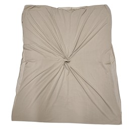 Kiran Fashion Premium Super Stretch Thick Jersey Lycra Scarf Hijab Wrap (Nude Beige)