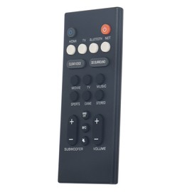 VCQ9140 VINABTY Replacement Infrared IR Remote Control for Yamaha ATS-2090 ATS-1090 Soundbar Audio Speaker System YAS-109 YAS-209