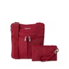 Baggallini Unisex Horizon Crossbody Convertible Cross Body, Apple