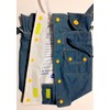 Denim. Catheter Night Bag Holder with a Pocket, Tube Cover
