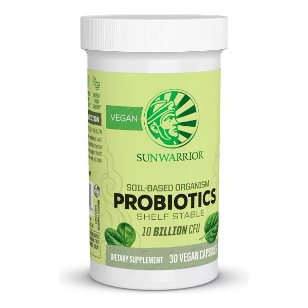 Sunwarrior Probioticos Salud Intestinal 30 Vegacaps Sabor Sin Sabor