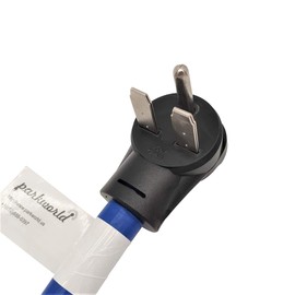 Parkworld 61629 Welder Adapter Cord NEMA 6-30P to 10-50R 18 inch Right Angle Connector