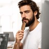 5Pcs Beard Brush for Men, Slick Back Hair Brush Beard