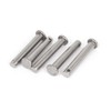 sourcing map M8 x 50mm Flat Head Stainless Steel Round
