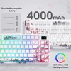 Womier 75% Wireless Mechanical Keyboard with Color Multimedia Screen Gaming