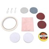 20 Pieces Watch Glass Polishing Kit Buffing Powder Felt Pad