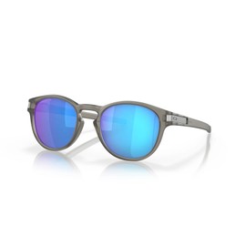 Oakley NEW OAKLEY LATCH OO9265-3253 Matte Grey W/ Prizm Sapphire POLARIZED Sunglasses