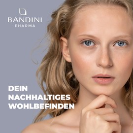 Bandini® GABA | Kapseln hochdosiert - 750 mg Gamma Aminobuttersäure je Tagesdosis | Gamma-Aminobuttersäure | Verbesserung von Schlafqualität, Angst und Stress Reduzierung | Laborgeprüft, Vegan