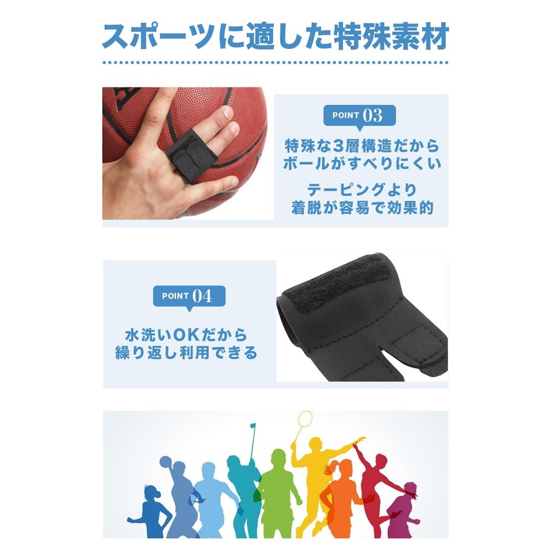 (Doctor Supervision) Finger Supporter, No Logo, 1 Roll x 3