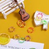 Yolev 12Pcs Cute Acrylic Resin Rings Set for Women Teen
