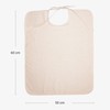 Ti TIN | Set of 3 White Bibs for Adults