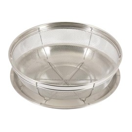Pearl Metal HC-585 Colander Tray Set, 8.3 inches (21 cm), Stainless Steel, Umami