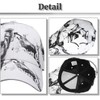 BUZZxSELECTION CAP072 Men's Fashion Cap Design Hat Black and White