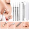 Modrium sebum shoot ultra-precision acne sebum remover 8-piece set, 1 set, silver / 모드리움 피지싹 초정밀 여드름 피지 제거기 8종 세트, 1세트, 실버