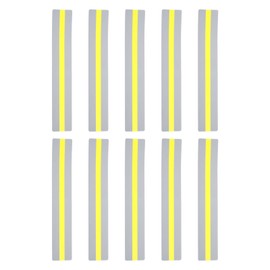 PATIKIL Guided Reading Strips, 10pcs Tracking Highlight Colored Overlay Bookmark Reduce Visual Stress Teacher Teaching Supply for Classroom, Yellow 19x3.2cm