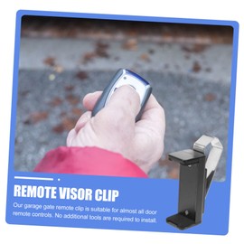 Mobestech Clips Remotos para Visera del Sol De Auto Soporte para Control Remoto De Puerta De Garaje Compacto Ligero Paquete De 3 Fácil Instalación para Uso En Viajes Y Vehículos