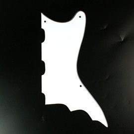 Silvertone 1445 Kay Speed Demon Airline Custom Guitar PickGuard,3Ply Whtie