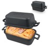 Demine Cast Iron Loaf Pan with Lid 9x5 Inch –
