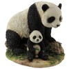 Veronese Design Mother and Child Panda Bear Statue Baby Animal