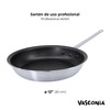 Vasconia Professional 12″ Aluminum Fry Pan, Aluminum Skillet with NonStick
