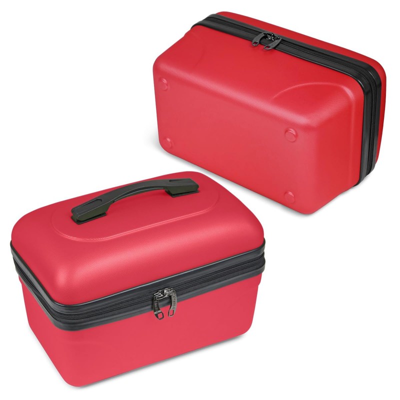 Kinston Large Capacity Travel Cosmetic Bag, red