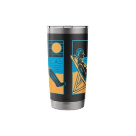 Digital Nomad Virtual Assistant Remote Work Wireless Living Stainless Steel Insulated Tumbler