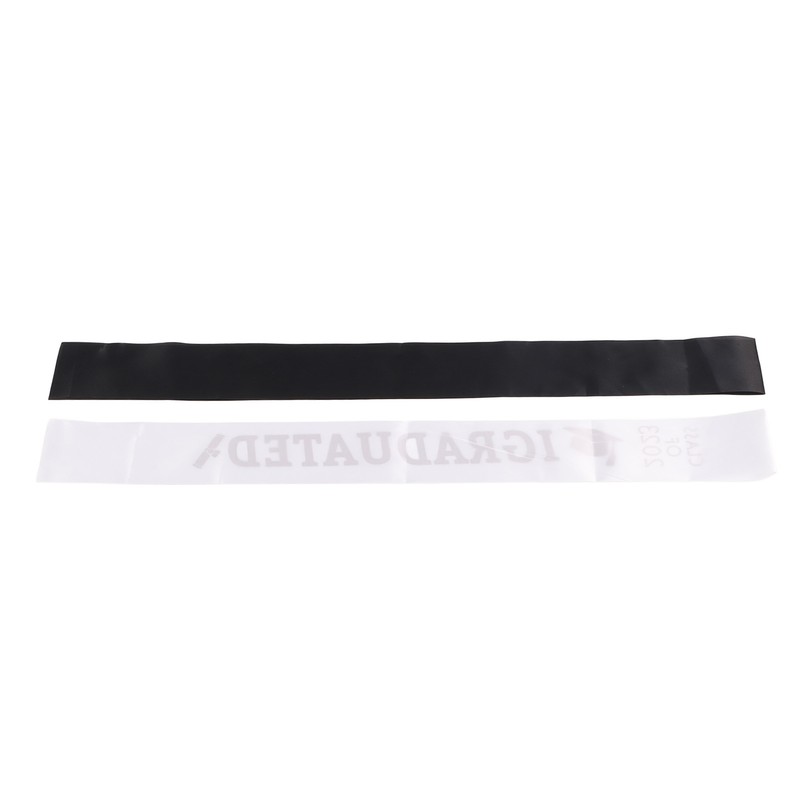 5 Sets Graduation Sash Polyester Party Congratulation with Letter Keepsake