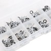 100Pcs Fishing Rod Guide Ring Set Ceramic Guide Eye Sets